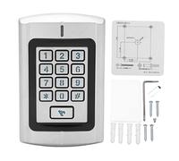 Door Access Control System Kit Password IC Card Controller Security Access Control Keypad 12V Zinc Alloy Keypad for Home Office Security with IP65 Protection