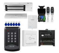 Door Access Control System RFID Keypad Electric Magnetic Lock Kit 1200 lbs with Exit Button