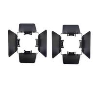 Door Adjuster Stage Lighting Line Adjuster, Par Lighting Barn Door Line Mask, Light Adjustment Accessories, Suitable for a Variety of Caliber 20cm ± 1cm Fixtures DIY Retrofit (2pack)