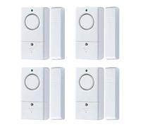 Door Alarm Sensor, Alarm for Doors When Opening, 120DB Window Door Alarm, Door Alarms for Kids Safety, 4 Pack Pool Alarms for Doors Entry Sensor Burglar Alert for Home Security Kids