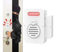 Door Alarms When Opened, Smart Door Sensor, Voice Alert, Ajar Reminder for Refrigerator Room Store Shop Window Business Safety