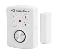 Door Alarms with Delay When Left Open 130db Window Break Sliding Siren Vibration Detect Sensor for Home, Apartment Security. Keypad Intruder Burglar Entry Alert. Pool Alarm for Kids Safety 1 Pack