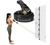 Door Anchor Strap for Resistance Bands - Heavy-Duty Multi-Loop Resistance Band Door Anchor Strap - Up to 9 Anchor Points, Portable Door Exercise Equipment for Home Workouts, Fits 6-8 ft Doors, Jeteca