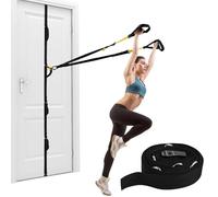 Door Anchor Strap for Resistance Bands, Multi-Point Door Exercise Anchor, Portable Anchor Gym Attachment with 5 Fixed Loops, Heavy Duty Home Gym Workout Equipment