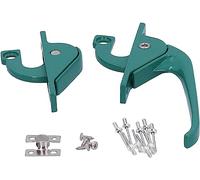 Door and Window Handle, Flat Opening Window Locking Handle Set Hardware Accessory, Surface Baking Finish Process Has Bright Color, Lock Push Wind