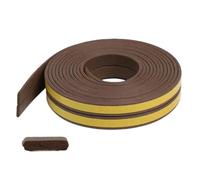 Door and Window Sealing Strips 12M Rubber Foam Sealing Strip Draught Excluder Window and Door Sealing Strip for Sound Insulation and Dust Prevention Brown Type I 9 * 2mm