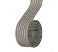 Door and Window Soundproof Seal Strip with Closed-Cell Structure to Lower Ambient Noise and Improve Room Acoustics (Grey)