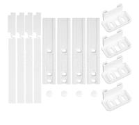 Door Assembly Set Tow Door Tow Hinge for Built-In Fridge with Original Code C00312150 for Whirlpool for Bauknecht for Indesit for Ignis 481231019131