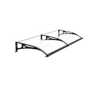 Door Awning, Window Awning, Aluminum Alloy Brackets, Transparent Panels with Water Channels, Suitable for Balconies and Porches