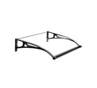 Door Awning, Window Awning, Aluminum Alloy Brackets, Transparent Panels with Water Channels, Suitable for Balconies and Porches