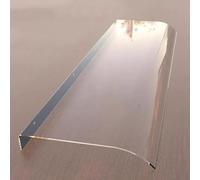Door Awnings Exterior, Entry Invisible Awning, Transparent Window Rain Shelter, Impact Resistant Polycarbonate Porch Cover, For Roof Balcony Yard Garden(40x80cm/15.7x31.5in)