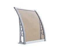 Door Awnings,Window Awning Door Canopy 47x59in, Modern Polycarbonate Front Door Canopy, Patio Awning Canopy Window Door Cover, Rain Snow Sunlight Protection Hollow Sheet Maintenance-Free