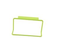 Door Back Single Bar Towel Rack PP Green Lightweight Modern Minimalist