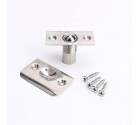 Door Ball Catch, 1Pcs Ball Door Catches for Internal Doors Adjustable Roller Ball Door Catch with Screws Spring Ball Bearing Door Catch for Kitchen Cupboard Cabinet, Silver