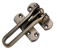 Door Bar Restrictor, Lock Bolt,2Pcs Household Security Guard Zinc Alloy Hasp Latch Chain Home Window Cabinet Hotel Locks(Green)