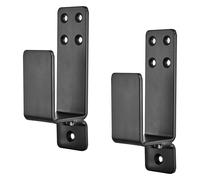 Door Barricade Brackets,2 Pack Drop Open Bar Holder for Home Security
