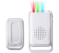 Door Bell,1 Set Door Sensor Chime, Motion Detector Door Bell for Business Store Entry Alert, Wireless LED Indicators& Vibration Welcome Buzzer Monitor Door Chime Alarm for Home