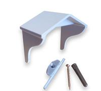 Door bell rain cover hood to fit ring door bell (Silver)