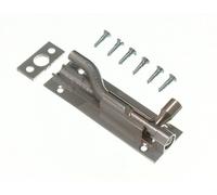 Door Bolt Chrome Plated Brass Sliding Catch SWAN Necked 3 INCH 75MM