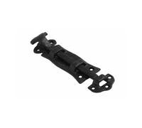Door Bolt Scroll Black Straight - 100mm