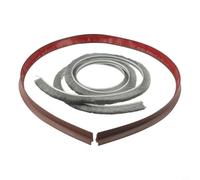 Door Bottom Brush Seal Strip 100CM for Casement Doors Indoor Outdoor Use Double Sided Weatherproof Soundproof Insectproof Seal Strip Energy Saving (Brown)
