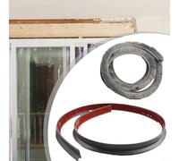 Door Bottom Brush Seal Strip 100cm for Indoor Outdoor Doors - Proof Soundproof Weatherproof Draft Stopper - TPE Sealing Strip with Double S(Grey)