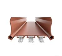Door Bottom Seal 96cm Adjustable Width Up to 55mm(Brown) | Five-fold design, blocks drafts effectively, enhances comfort, fits gaps up to 55mm, for durable PVC material