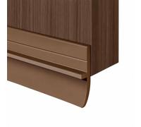 Door Bottom Seal Strip Self-Adhesive Soundproof Under Door Guard Gap Stopper for Glass/Window Strong Adhesion Doorstop-Brown-30mm-3.6cm-90cm