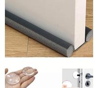 Door Bottom Seal Strip Stopper, Door Bottom Seal Strip, Door Draft Stopper, Noise & Pest Isolation Waterproof Door Bottom Seal Strip, Adjustable Door Sweeps, For Home,Office (grey)