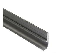 Door Bottom Seal Strip with Flexible Silicone and Waterproof Tape for Wind Noise and Dust Prevention, Protecting Home Interiors from Water and Dirt (gray)