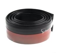 Door Bottom Seal Strip with Multi Layer TPE Construction Enhanced Windproof Insulation Noise Reduction Triple Layer Silicone Draft Guard Cuttable Door Weather Strip White Brown Black(White)