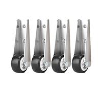 Door Bracket Set 4 Pack Sliding Panel Lift Hardware with Roller Wheel Mount for Wooden Entry Service Duties Today Sliding Door Repair Bracket Bottom Track Guide Roller Lift