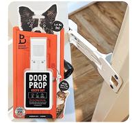 Door Buddy Door Prop for Cats - Easiest Cat Door Latch Holder to Keep Interior Door Open for Pets - Dog Proof Cat Feeding Station & Litter Box - Strong & Portable Door Stopper & Pet Gate Alternative