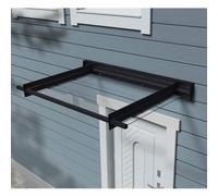 Door Canopy 3ft x 4ft Cover Palram Canopia Nancy 1500 Grey Clear