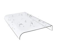 Door Canopy Awning,3.5mm Transparent Rain Shelter Cover,Polycarbonate Window Door Awning Canopy,Roofing Window Canopy Entry Sun Shetter,Door Awnings Exterior Rain and Snow,Clear-40x180cm/16x71in
