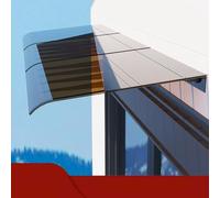 Door Canopy Awning - Modern Outdoor Shelter for Front Door and Windows, Self-Cleaning Rain Cover (60x200cm/24x79in)