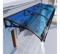 Door Canopy Awning - Outdoor Patio Rain Shelter for Front/Back Door and Windows, UV and Snow Protection, Overhang Roof Cover