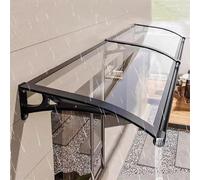 Door Canopy Awning - Outdoor Patio Rain Shelter for Front/Back Doors, UV and Snow Protection, Roof Cover for Porch and Deck