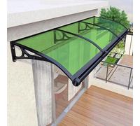 Door Canopy Awning, Waterproof Aluminium Frame, Polycarbonate Sheet, UV Protection, Snow Shelter for Porch, Patio, Garden