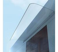 Door Canopy Invisibility Shelter Roof Polycarbonate Board,Awning Canopy Self Cleaning,Clear Rain Shelter Cover from Natural Elements rain,Snow and Winds,Window Awning (50 x 130 cm,Transparent)