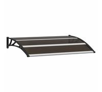 Door Canopy Polycarbonate Outdoor Window Front Back Door Canopy Awning vidaXL