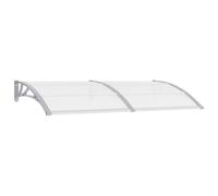 Door Canopy Polycarbonate Outdoor Window Front Back Door Canopy Awning vidaXL
