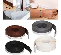 Door Casement Tape Seal Weaer Strip Boom for Insulation Strip Water-Repellent Rubber Strip White 1m Stoppers(Black)