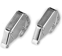 Door Catch, Push Opener,Cupboard Latch,2PCS Elephant Trunk Lock Wardrobe Cabinet Hook Invisible Rebound Self-Locking Device to Close Box