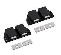 Door Catch, Push Opener,Cupboard Latch,2pcs Magnetic Catches Latches Drawer Open Spring Loaded Closure for Cabinet Wardrobe Room Kitchen (Color : B)(D)