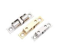 Door Catches Latches 30Pcs Double Spring Steel Ball Bead Lock 40/50/60/70mm Damper Buffer Door Catch Brass Copper Closet Tension Latch(Brass 50mm)