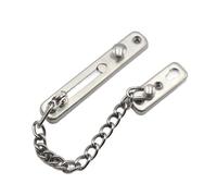 Door Chain Door Chain Lock Stainless Steel Security Guard Spring Anti Theft Press Heavy Duty Polished Latch Screw Accessories(B)