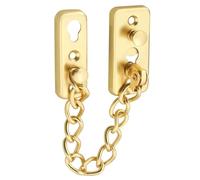 Door Chain Lock Door Latch Guard with Spring Anti-Theft Press Lock Stainless Steel Safety Chain Bolt for Home(Gold)