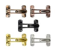 Door Chain Lock for Front Door 5pcs Door Lock Latch Zinc Alloy Reinforcement Anti-Theft Buckle(Color2)