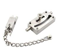 Door Chain Lock High Security,Stainless Steel Anti-Thief Door Chain Bolt/Latch/Lock,18cm Safety Chain Buckle,Protecting The Family
